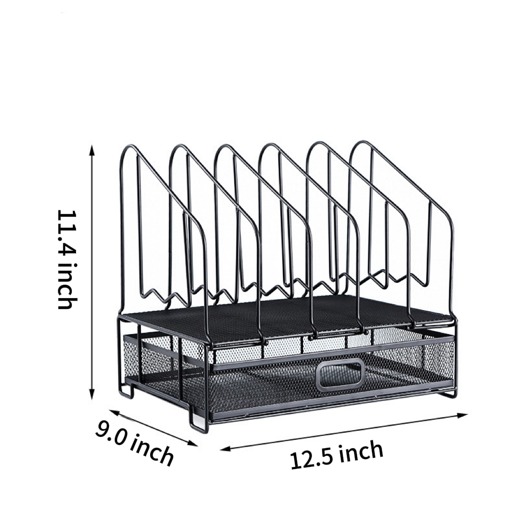 Desktop Organizer Drawer Style File Holder Document Sorting Rack