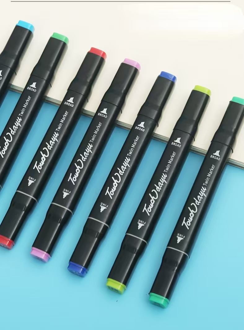 Children's 48 Colors Double Headed Marker Pens Set