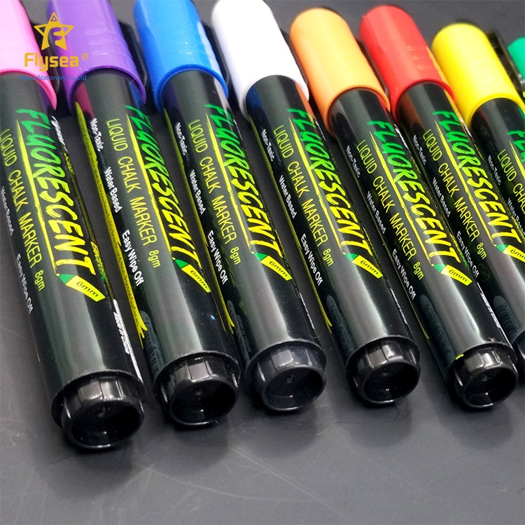 8-Color Electronic Fluorescent Board Erasable Special Pen Set