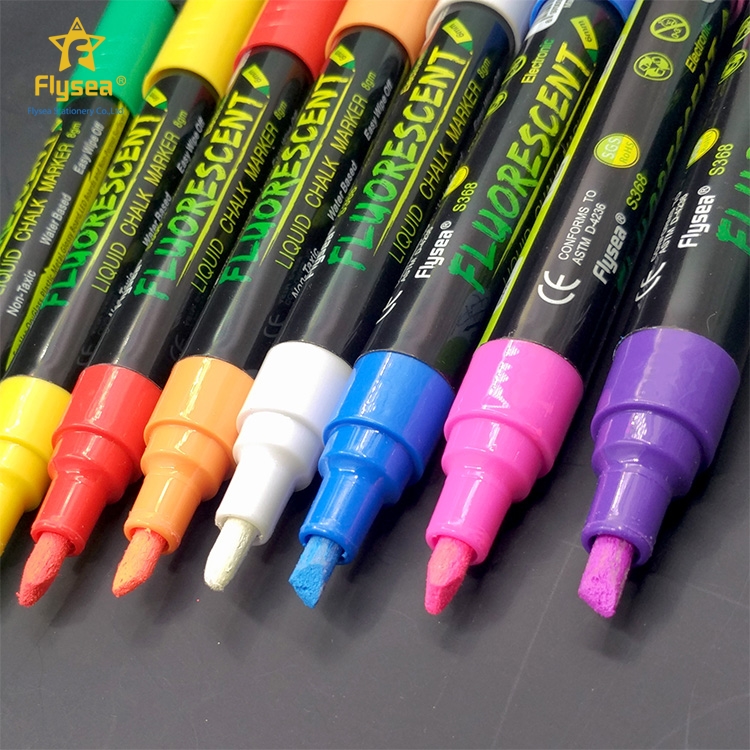 8-Color Electronic Fluorescent Board Erasable Special Pen Set
