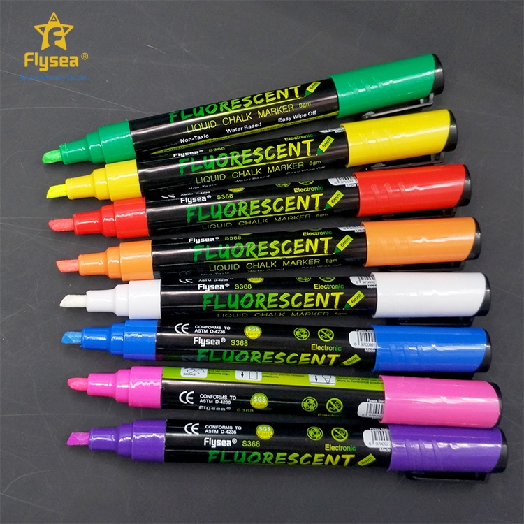 8-Color Electronic Fluorescent Board Erasable Special Pen Set