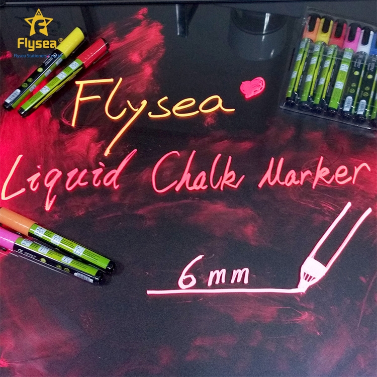 8-Color Electronic Fluorescent Board Erasable Special Pen Set