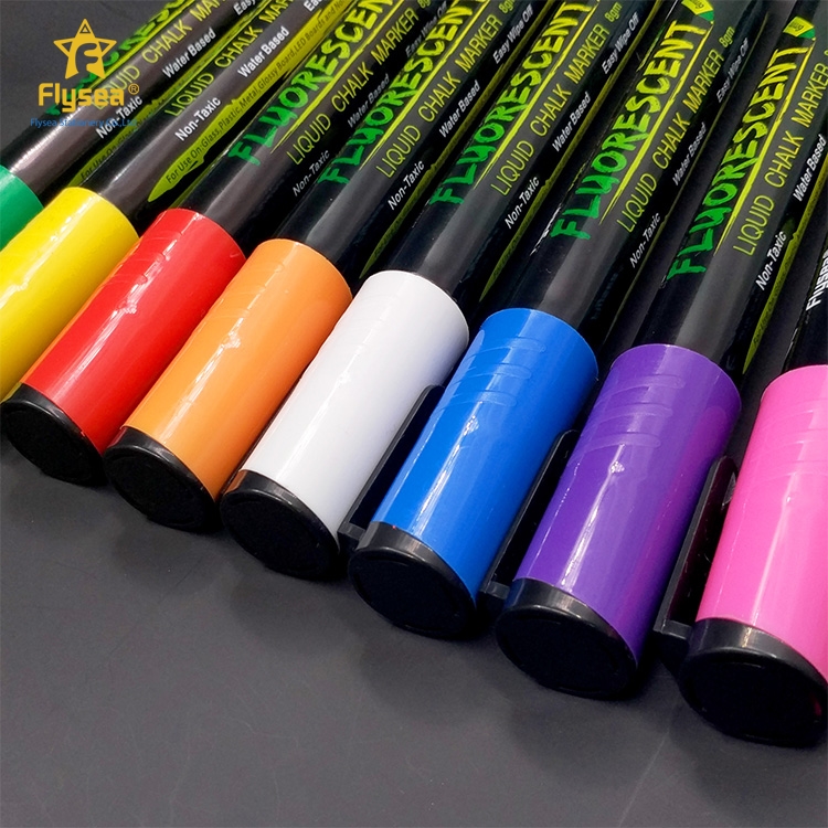 8-Color Electronic Fluorescent Board Erasable Special Pen Set
