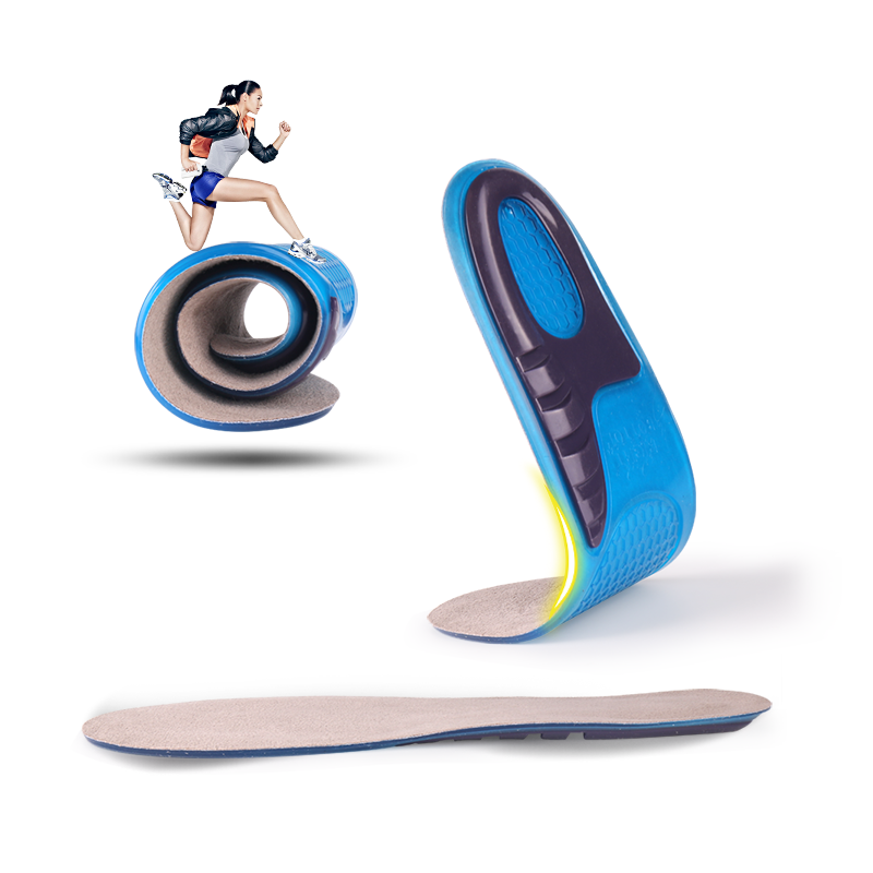 JIAHUI Comfort arch support silicone gel insoles gel orthopedic insoles