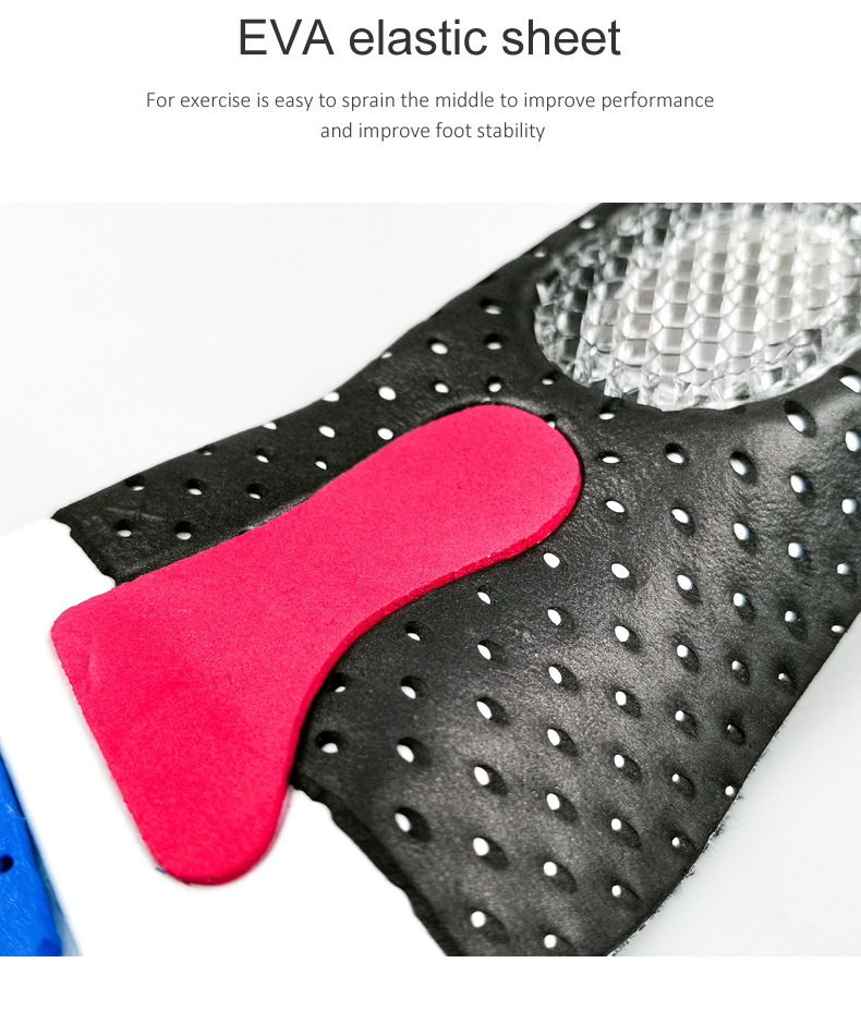 Cuttable Silicone Insoles for Shoe Men Women Orthotic Arch Support Sport Shoe Pad Soft Running Insert Cushion Memory Foa