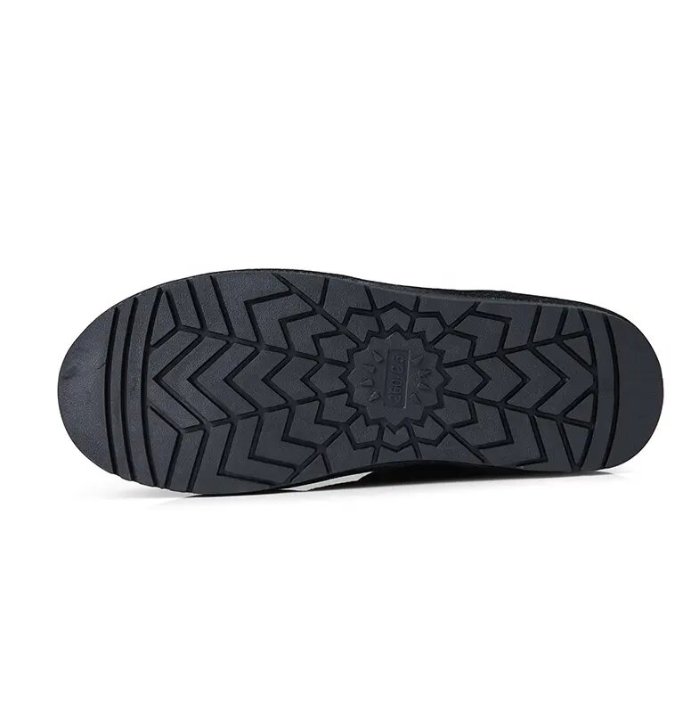 Winter Warm Plus Goose Down Snow Boots Simple Thick Cotton Boots Comfortable Outdoor Action Snow Men's Cotton Shoes