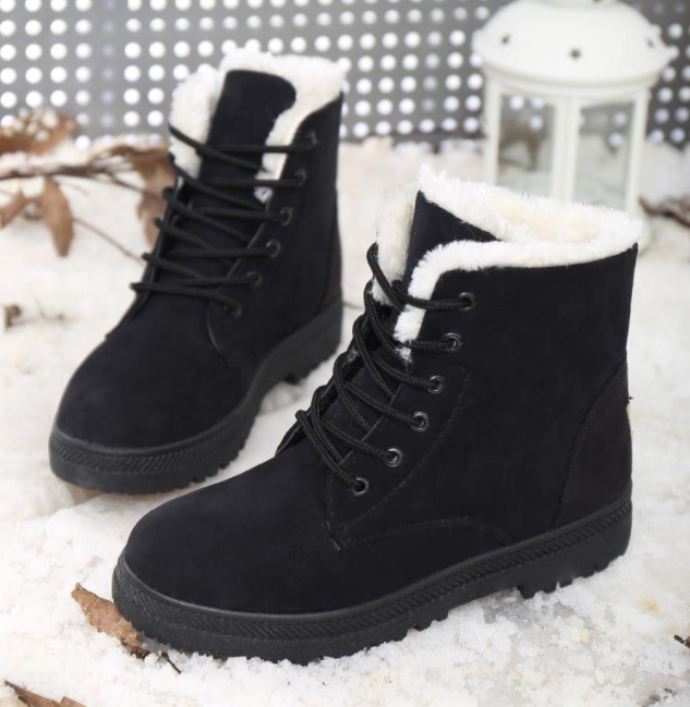 Fashion Female Women Boots Warm Snow Boots Women Ankle Boots Winter Shoes