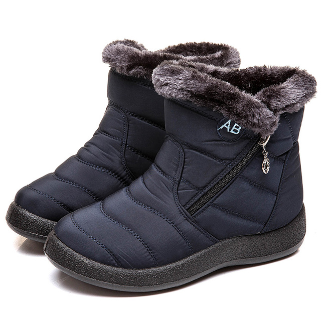 Women Boots Fashion Waterproof Snow Boots for Winter Shoes Women Casual Lightweight Ankle Boot Warm Winter Boots