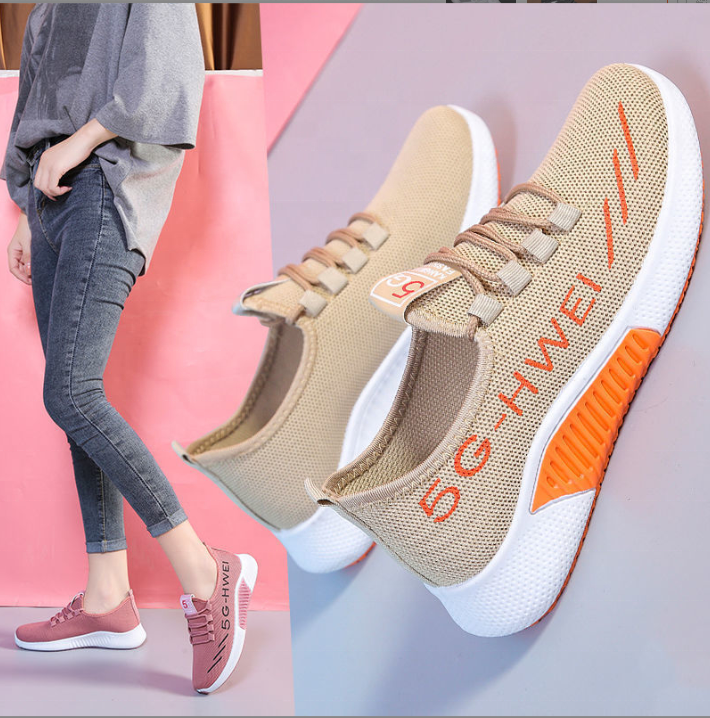 Ladies' Casual Breathable Running Shoes Lightweight, Comfortable Sneakers for Women's Walking