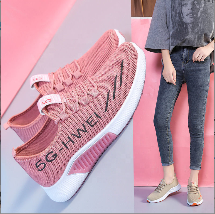 Ladies' Casual Breathable Running Shoes Lightweight, Comfortable Sneakers for Women's Walking