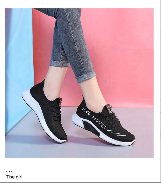 Ladies' Casual Breathable Running Shoes Lightweight, Comfortable Sneakers for Women's Walking