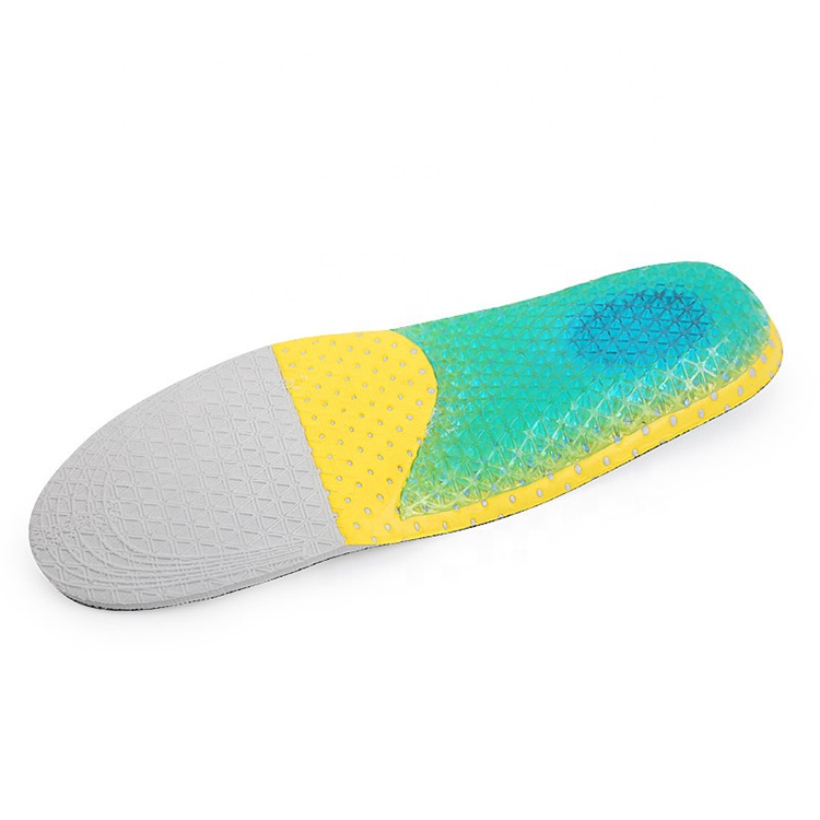 Silica Gel And Net Cloth Eva Material New Product Man Sport Shoe Insole For Flat Foot