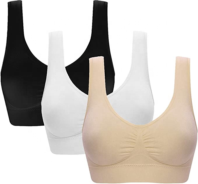 High Quality Seamless sleep Bra Ladies Plus Size bra without pads Top Women Sports Seamless Bra