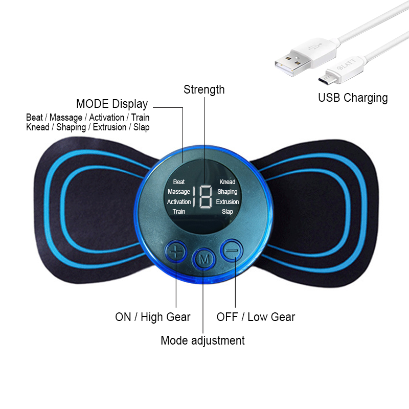 Best Selling Wireless Cervical Spine Massager portable Mini Electric Neck Massager Neck and Shoulder Relaxer