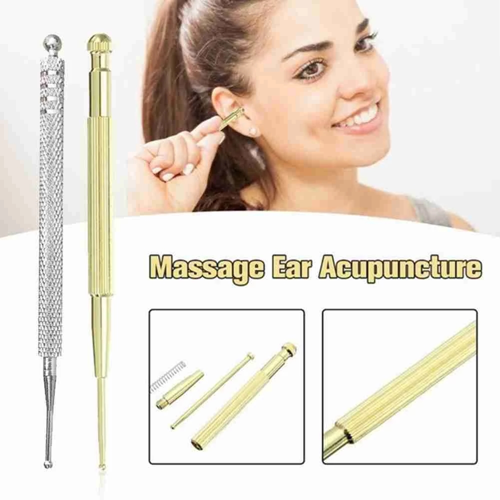 Acupuncture Point Probe Stainless Steel Auricular Point Pen Beauty Ear Reflex Zone Massage Needle Detection Health Care 