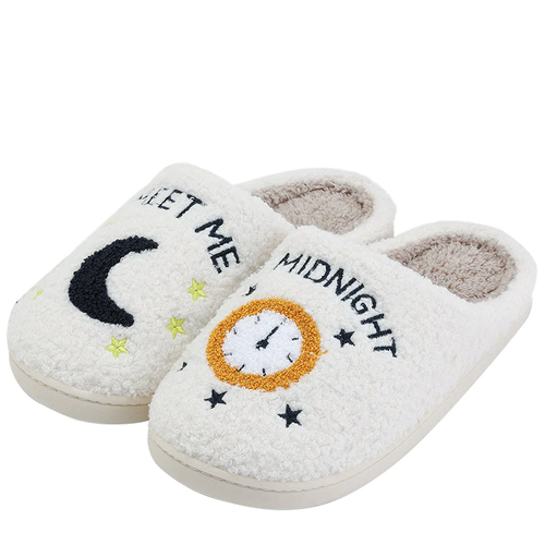 Dropshipping product 2023 Meet Me At Midnight shoes slide sandals ladies house soft slippers home slippers woman indoor 