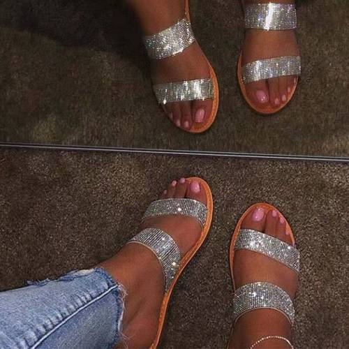 Jelly Clear Sandals Heel Sandal And 1 Pair Summer Size New Leather Ladies Women Shoes Flat Shoes