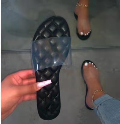 Jelly Clear Sandals Heel Sandal And 1 Pair Summer Size New Leather Ladies Women Shoes Flat Shoes