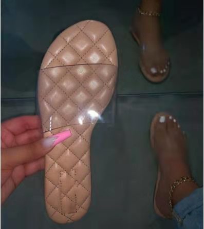 Jelly Clear Sandals Heel Sandal And 1 Pair Summer Size New Leather Ladies Women Shoes Flat Shoes