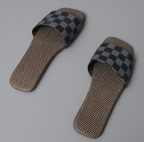 designer sandals women famous brands plaid gg flat sandals women