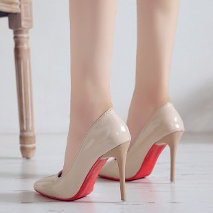 New Design Nice High Heels Red Bottom Women Dress Casual Sandals Plain Summer Light Luxury Lady Heel Shoes