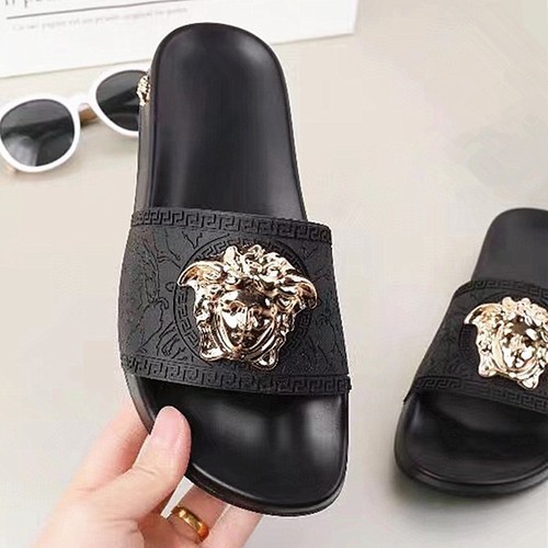 popular  pvc shoes women platform sandal with head ornament one-piece non-slip beach comfortable casual slippers for lad