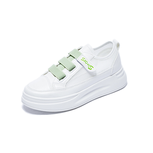 Fashion increase Breathable Mesh Upper sneakers sneakers White safety Women's Summer Casual Streetwear Shoes