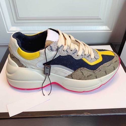  Rhyton Men's Designer Sneaker Print Luxury Designer Shoes For Woman