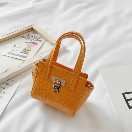 High Quality  Fashion Mini Kids  Shoulder Bag   Leather Handbag Girl Chain Messenger Bags