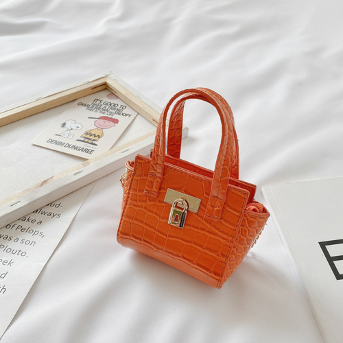 High Quality  Fashion Mini Kids  Shoulder Bag   Leather Handbag Girl Chain Messenger Bags