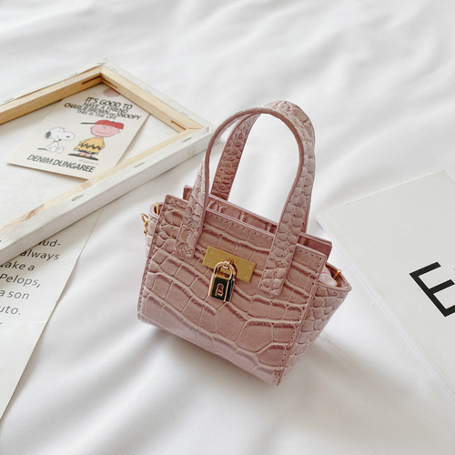 High Quality  Fashion Mini Kids  Shoulder Bag   Leather Handbag Girl Chain Messenger Bags