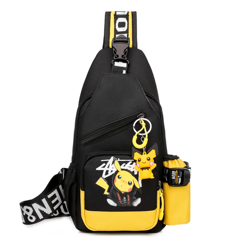 Latest hot selling Oxford cloth bag fashion trend messenger bag student yellow messenger bag