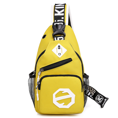 Latest hot selling Oxford cloth bag fashion trend messenger bag student yellow messenger bag