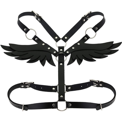  Angel Wing Strap Women Sexy Belly Belt Leather Women Sexy Corset With Belt