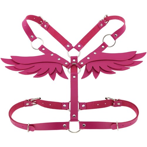  Angel Wing Strap Women Sexy Belly Belt Leather Women Sexy Corset With Belt