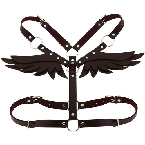  Angel Wing Strap Women Sexy Belly Belt Leather Women Sexy Corset With Belt