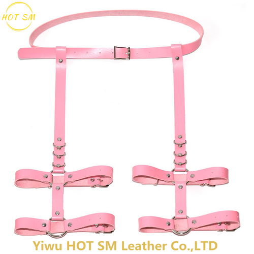 New Lingerie Sexy Erotic Harness Belts Bondage Suspender Belt Gothic Punk Style Pu Leather Harness Leg Garters