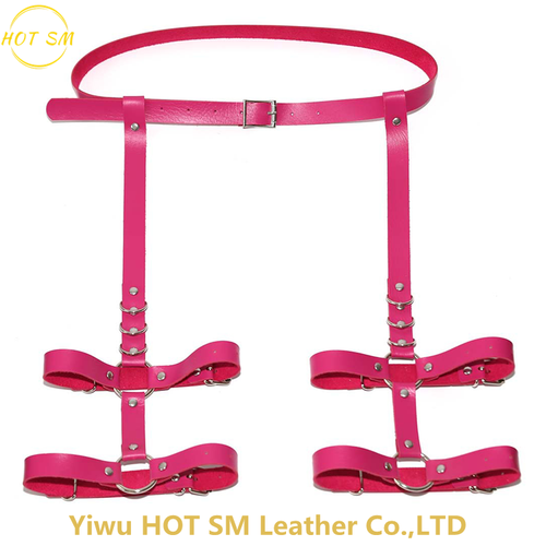 New Lingerie Sexy Erotic Harness Belts Bondage Suspender Belt Gothic Punk Style Pu Leather Harness Leg Garters