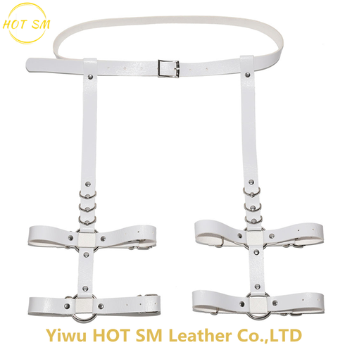 New Lingerie Sexy Erotic Harness Belts Bondage Suspender Belt Gothic Punk Style Pu Leather Harness Leg Garters