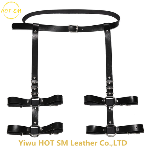 New Lingerie Sexy Erotic Harness Belts Bondage Suspender Belt Gothic Punk Style Pu Leather Harness Leg Garters
