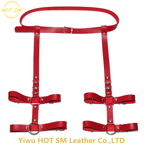 New Lingerie Sexy Erotic Harness Belts Bondage Suspender Belt Gothic Punk Style Pu Leather Harness Leg Garters