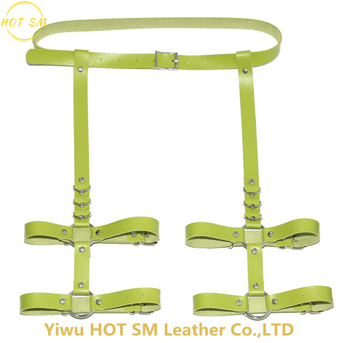 New Lingerie Sexy Erotic Harness Belts Bondage Suspender Belt Gothic Punk Style Pu Leather Harness Leg Garters