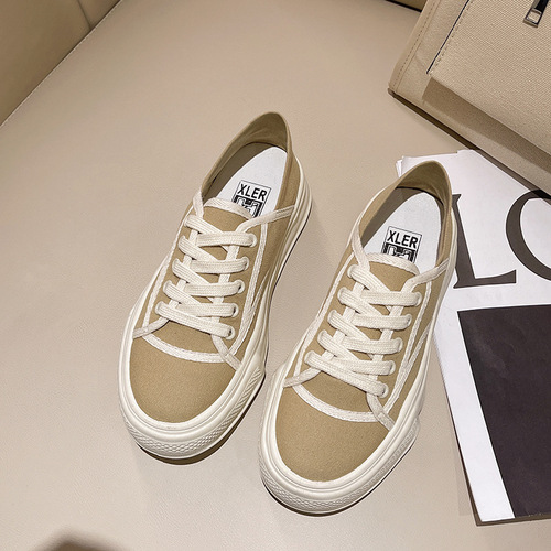 Women's Casual Walking Running Shoes Fashion Sneakers White Canvas Shoes For Women Tennis Shoes