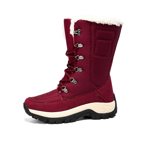 New Arrivals Women Snow Boots Plus Velvet Thickening Fashion Warm Winter Boots Long Shoes Boot