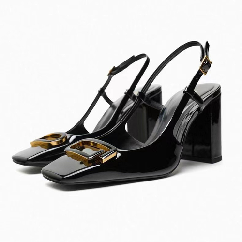  round toe designer shoes Women's sandals High heels Luxury women's fashion high heels sandals