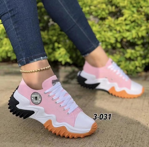 2022 thick-soled canvas shoes women's new 43 large size breathable fashion casual ladies canvas shoes