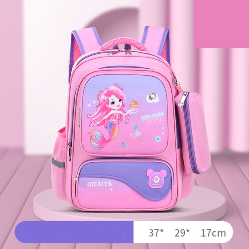 2022 Trendy Student Children's 1-6 Grade Cartoon Schoolbag Double Shoulder Bag kids school backpack bag