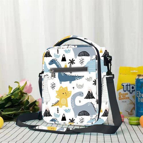 Heopono Kids Insulated Cooler Lunch Bag 2023 for Meal  Supplier Thermal Unicorn Cartoon Children Cute Fashio