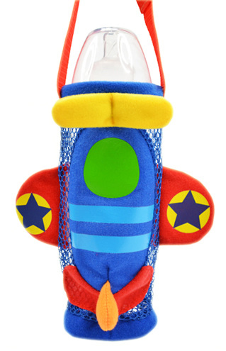 Kids Baby water bottle bag with handle and shoulder straps bpa free  