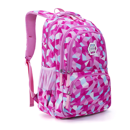Big capacity cute girls kids school backpack bag
